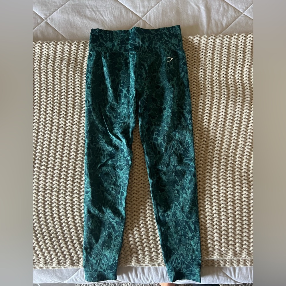 Gymshark Adapt Animal Seamless Leggings Butterfly Teal